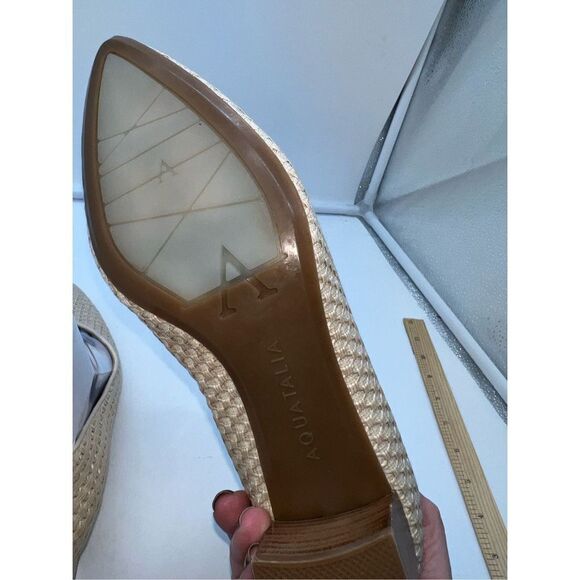 Aquatalia Pasha Woven Raffia Style‎ Pump - Picture 9 of 14